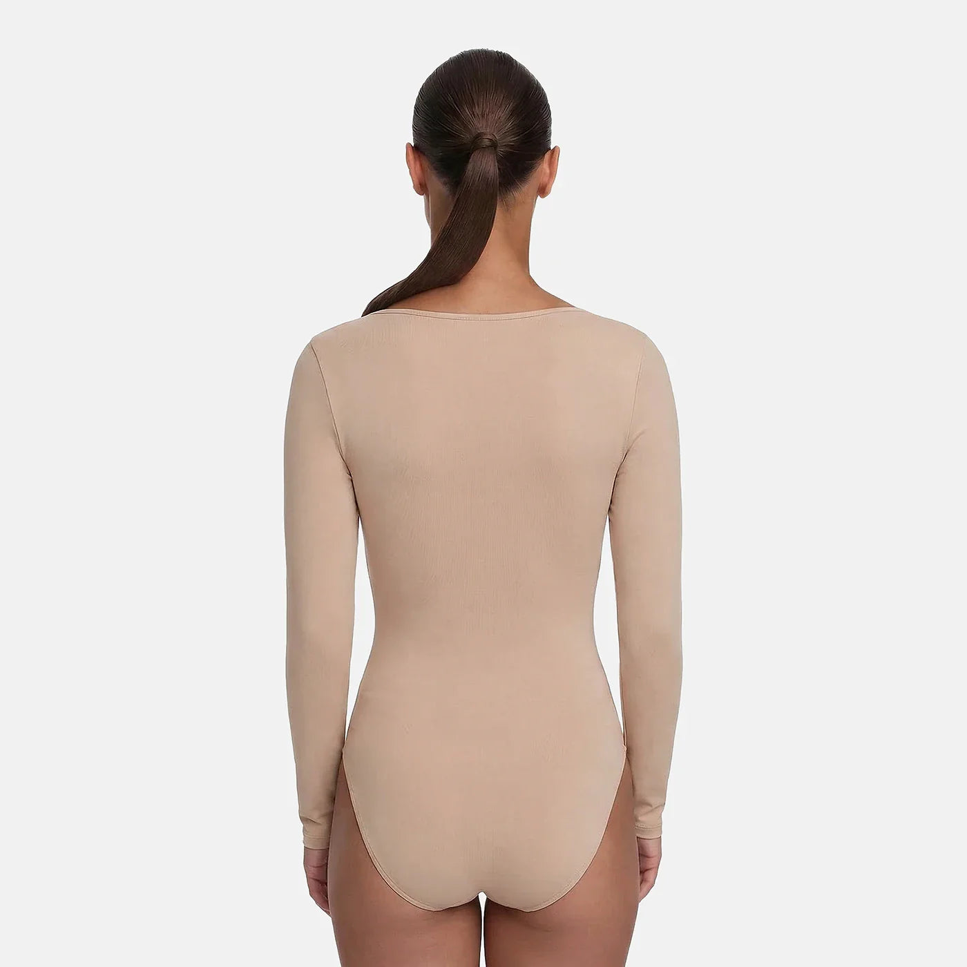 Body sculptant à manches longues avec slip