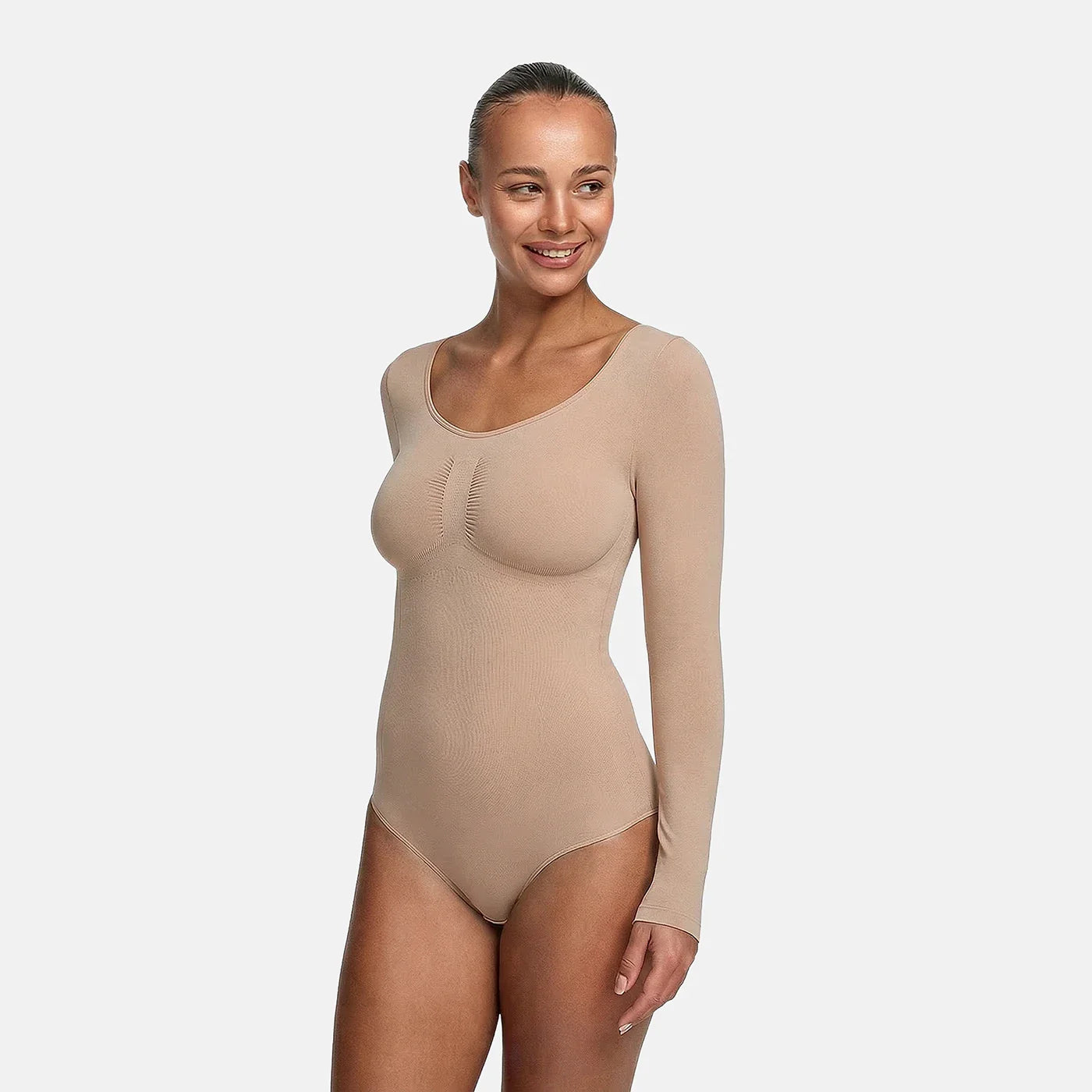 Body sculptant à manches longues avec slip