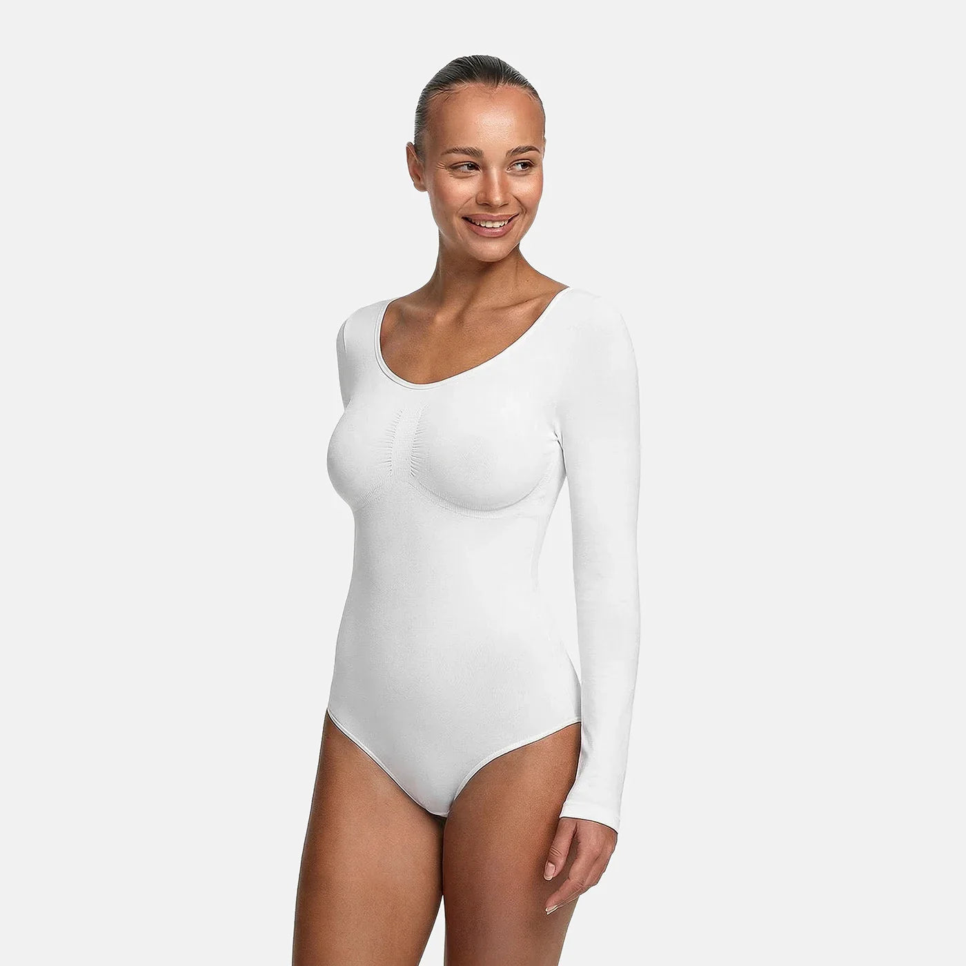 Body sculptant à manches longues avec slip