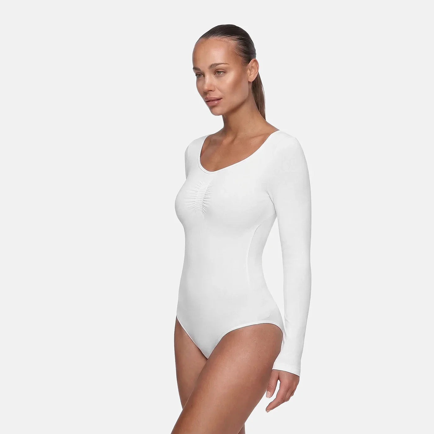 Body sculptant à manches longues avec slip