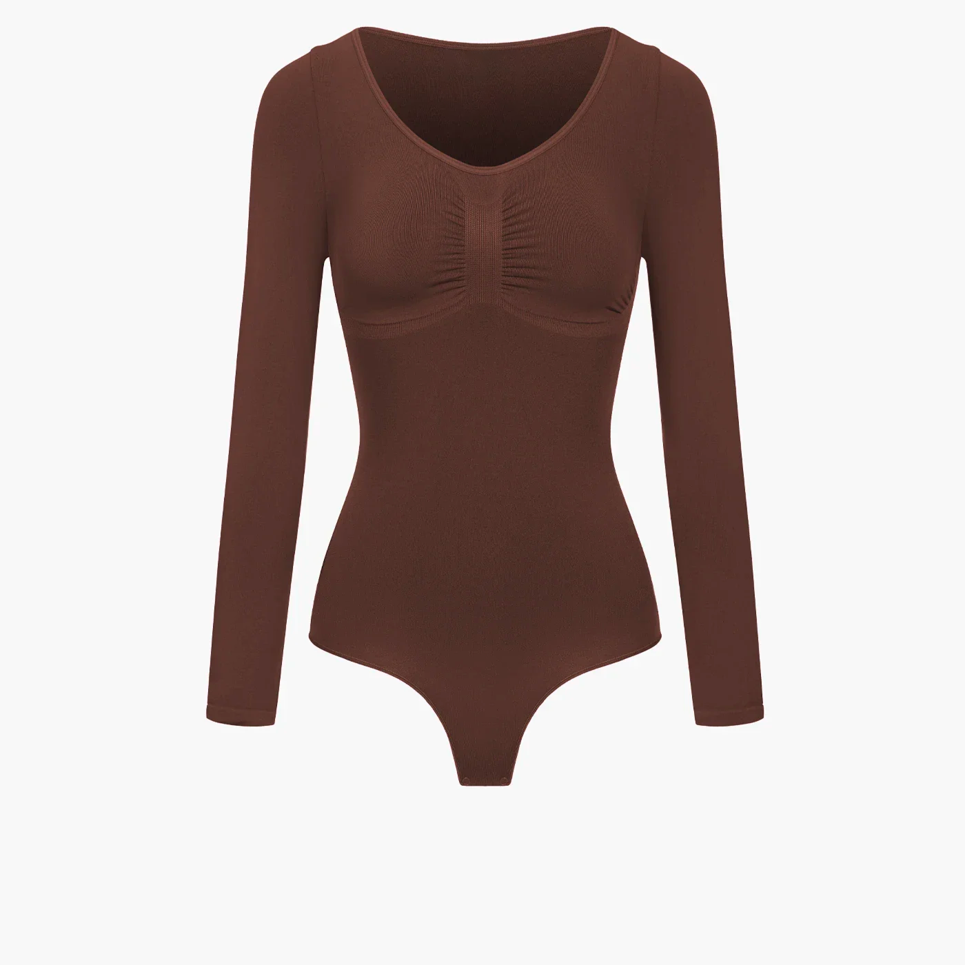 Body sculptant à manches longues avec string